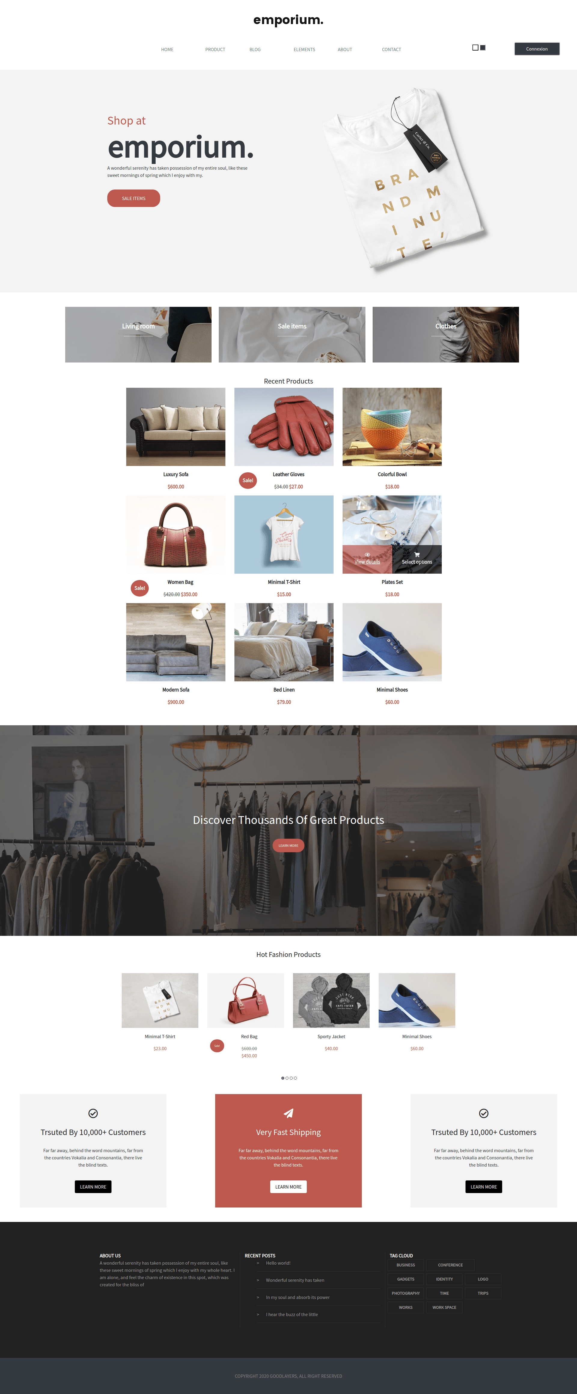 Emporium Landing Page